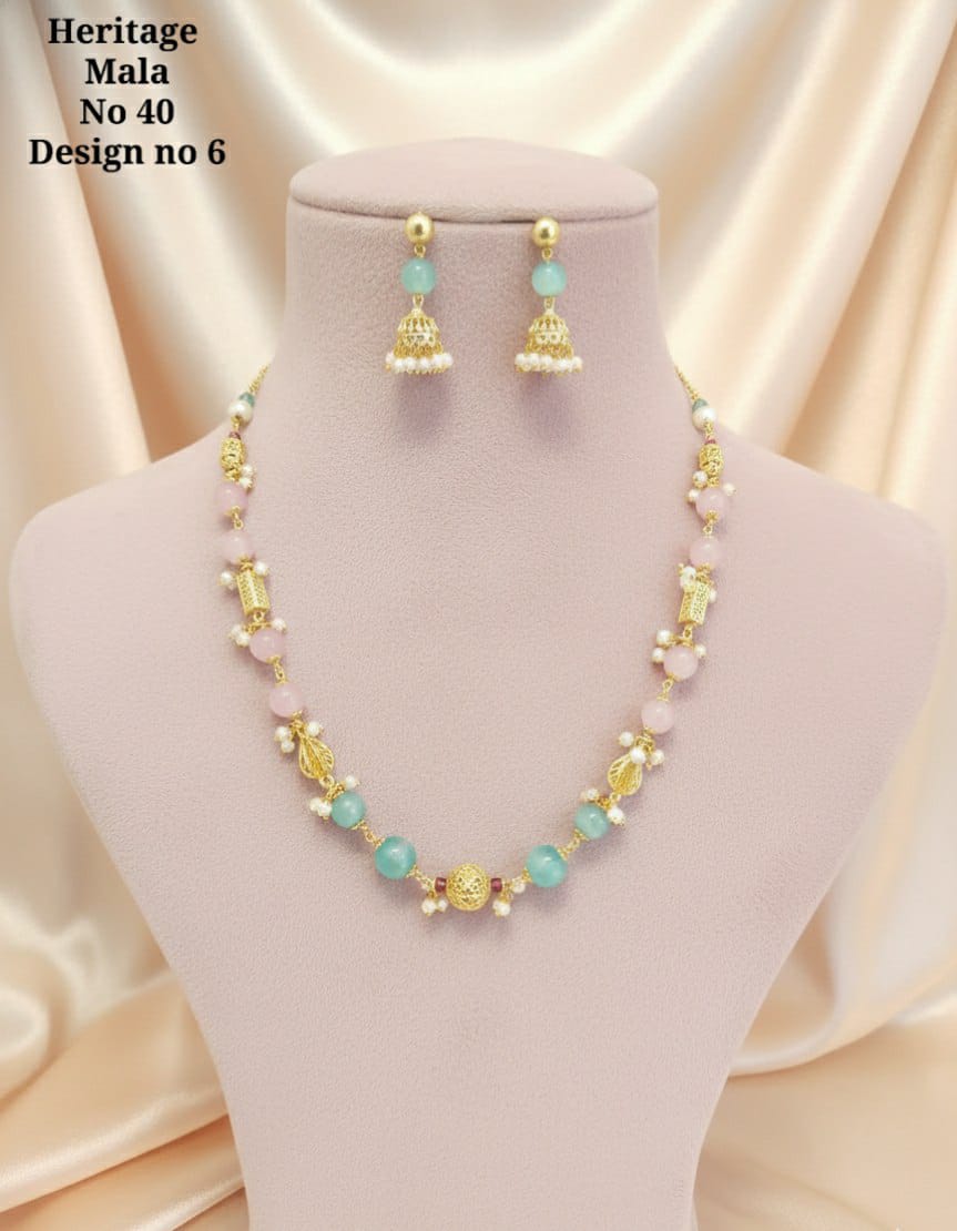 Pastel Stone Necklace